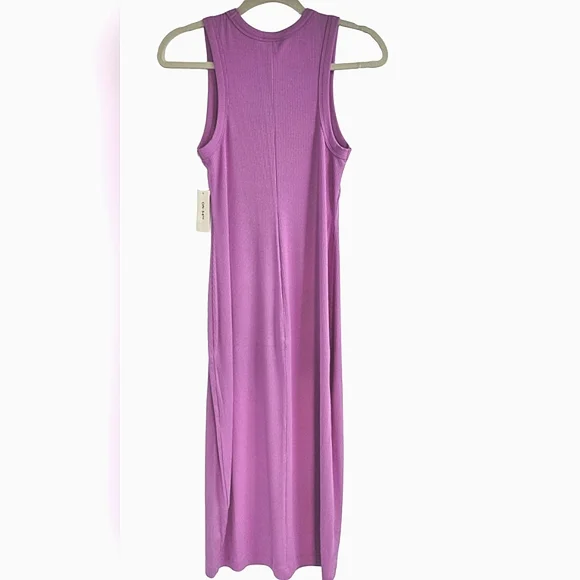 ❤️SPECIAL❤️NWT. ON 34TH Rib-Knit Midi Tank Dress In Purple Opal - Picture 6 of 6